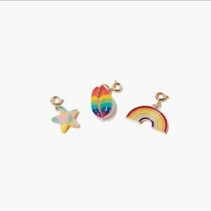 💕 3 Rainbow Bracelet Charms 💕